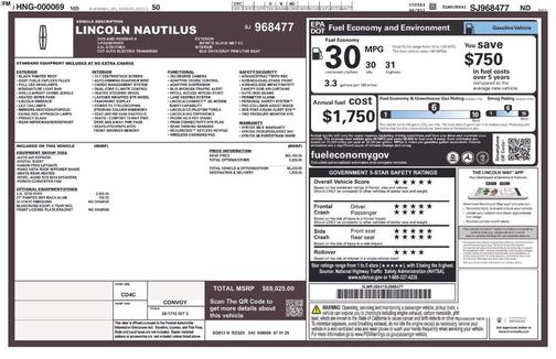 2025 Lincoln Nautilus Reserve