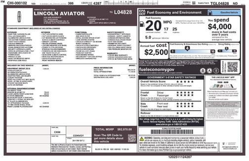 2026 Lincoln Aviator Reserve AWD