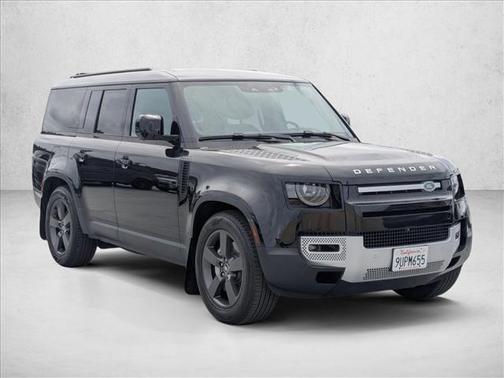 Santorini Black Metallic 2025 Land Rover Defender 130 P300 S
