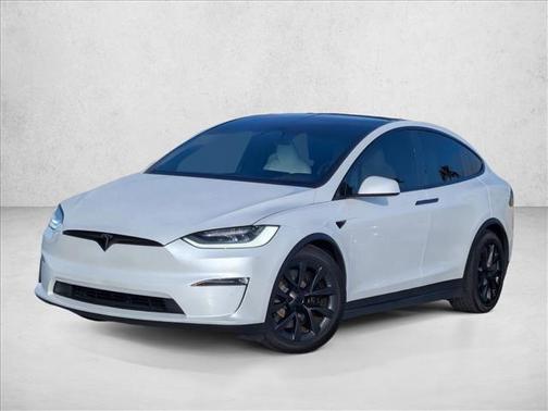Pearl White Multi-Coat 2023 Tesla Model X AWD
