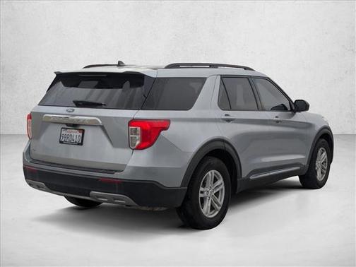 Iconic Silver Metallic 2022 Ford Explorer XLT