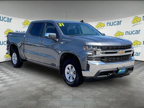 Gray 2021 Chevrolet Silverado 1500 LT