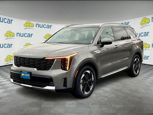 Tan 2026 Kia Sorento Hybrid EX