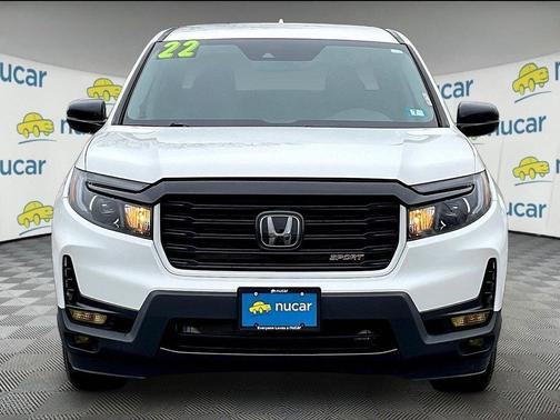 White 2022 Honda Ridgeline Sport