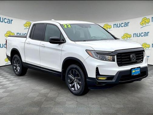 White 2022 Honda Ridgeline Sport