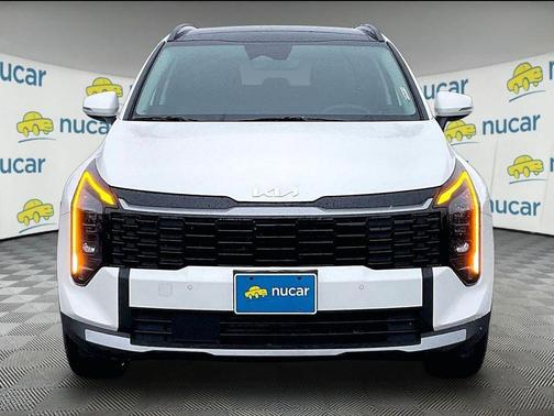 White 2026 Kia Sportage Hybrid EX