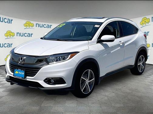White 2022 Honda HR-V EX