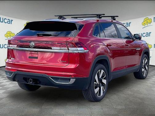 Aurora Red Metallic 2024 Volkswagen Atlas Cross Sport 2.0T SE w/Technology