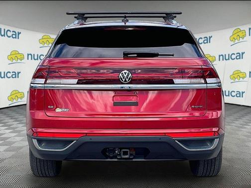 Aurora Red Metallic 2024 Volkswagen Atlas Cross Sport 2.0T SE w/Technology