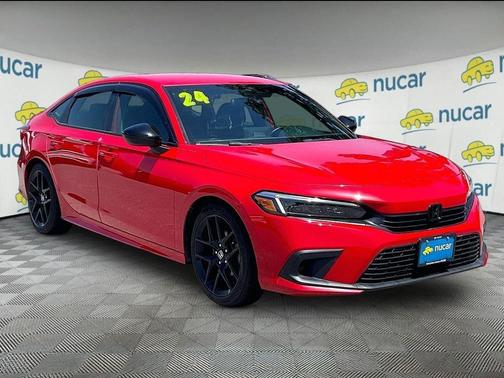 Red 2024 Honda Civic Sport