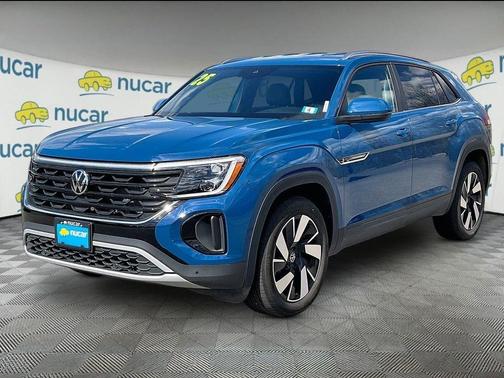 Mountain Lake Blue 2025 Volkswagen Atlas Cross Sport 2.0T SE w/Technology