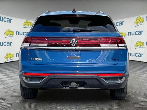 Mountain Lake Blue 2025 Volkswagen Atlas Cross Sport 2.0T SE w/Technology