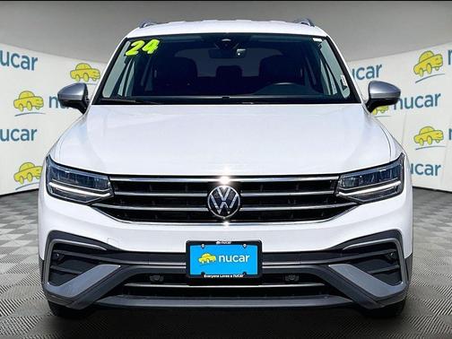 Pure White 2024 Volkswagen Tiguan 2.0T Wolfsburg Edition