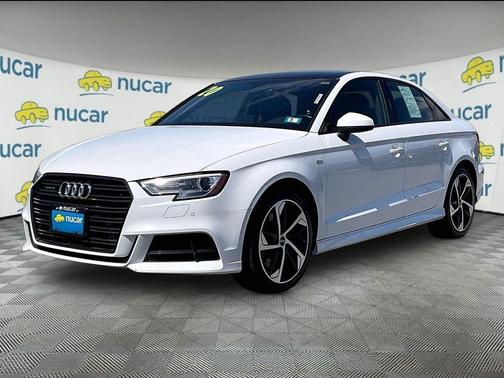 Glacier White Metallic 2020 Audi A3 2.0T S line Premium
