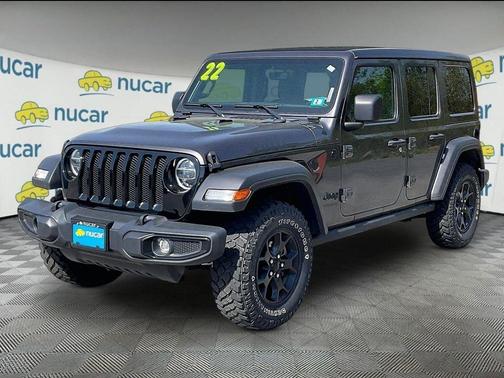 Gray 2022 Jeep Wrangler Unlimited Sport