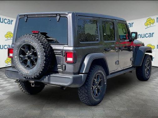 Gray 2022 Jeep Wrangler Unlimited Sport