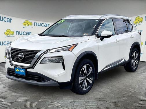 White 2021 Nissan Rogue SL