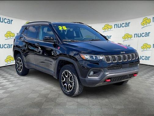 Black 2025 Jeep Compass Trailhawk