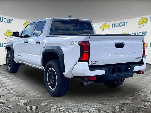 White 2025 Toyota Tacoma Hybrid TRD