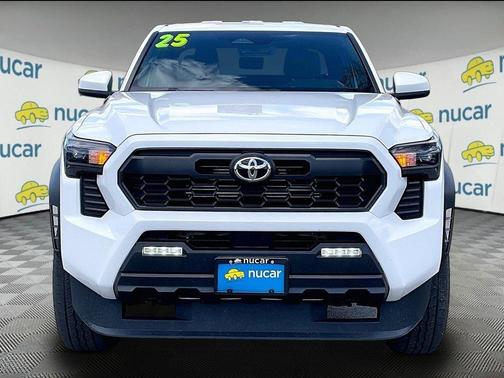 White 2025 Toyota Tacoma Hybrid TRD