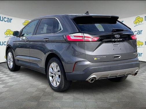 Gray 2022 Ford Edge Titanium