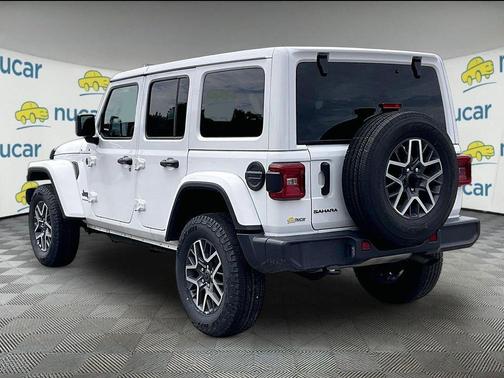 White 2025 Jeep Wrangler Sahara