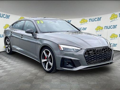 Chronos Gray Metallic 2023 Audi A5 Sportback 45 S Line Premium Plus