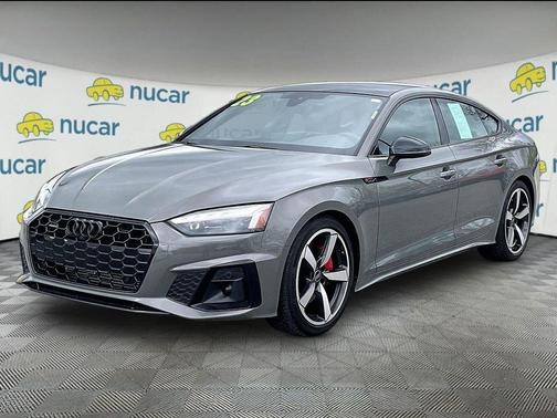 Chronos Gray Metallic 2023 Audi A5 Sportback 45 S Line Premium Plus