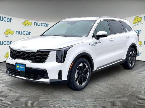White 2026 Kia Sorento Hybrid EX