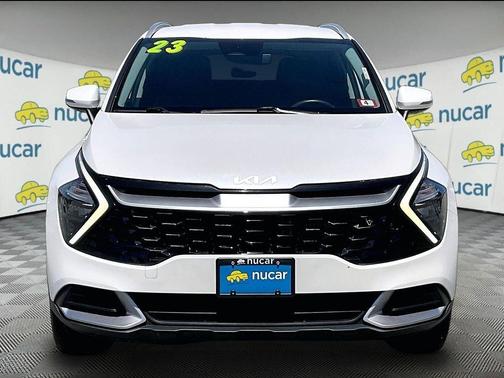 White 2023 Kia Sportage Hybrid EX