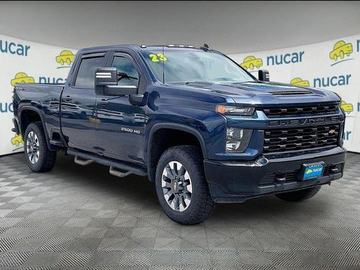 Blue 2023 Chevrolet Silverado 2500 Custom