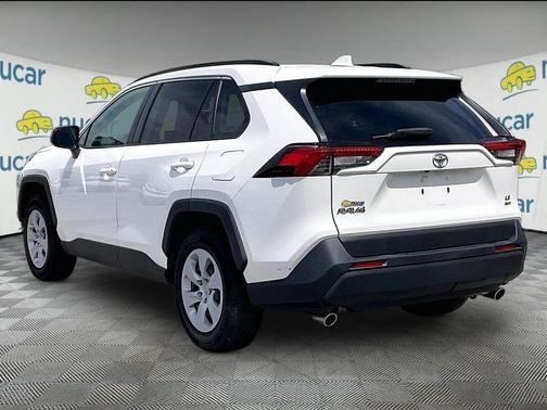 White 2019 Toyota RAV4 LE