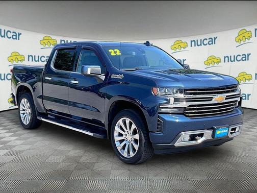 Blue 2022 Chevrolet Silverado 1500 Limited High Country