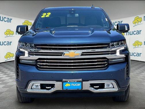 Blue 2022 Chevrolet Silverado 1500 Limited High Country