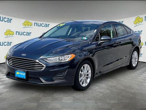 Blue 2020 Ford Fusion SE