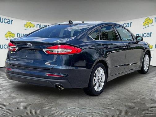 Blue 2020 Ford Fusion SE