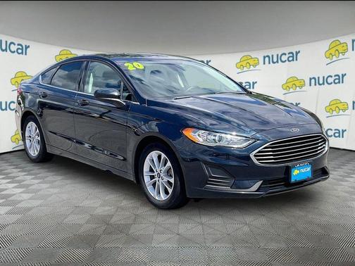 Blue 2020 Ford Fusion SE