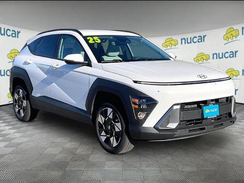 White 2025 Hyundai KONA SEL