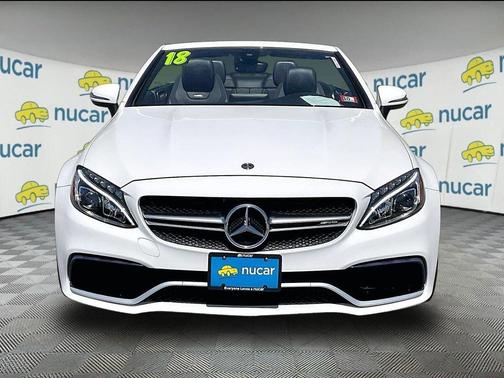 White 2018 Mercedes-Benz AMG C 63 S