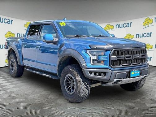 Blue 2019 Ford F-150 Raptor