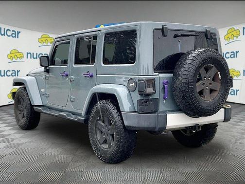 Gray 2015 Jeep Wrangler Unlimited Sahara