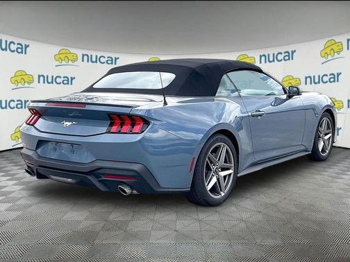 Blue 2024 Ford Mustang EcoBoost Premium