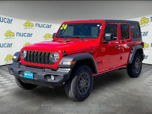 Red 2024 Jeep Wrangler Sport