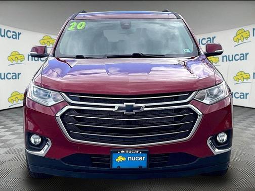 Red 2020 Chevrolet Traverse LT Cloth