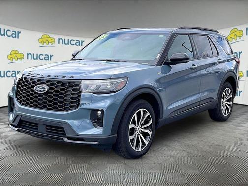 Blue 2025 Ford Explorer ST-Line