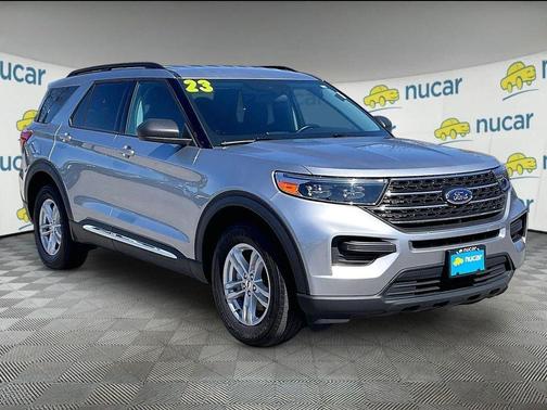 Silver 2023 Ford Explorer XLT