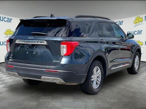 Blue 2024 Ford Explorer XLT