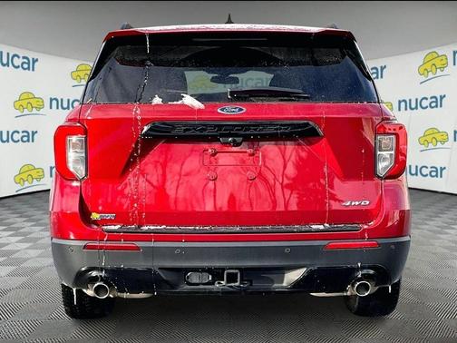 Red 2022 Ford Explorer ST-Line