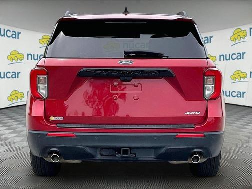 Red 2022 Ford Explorer ST-Line