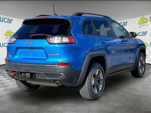 Blue 2019 Jeep Cherokee Trailhawk